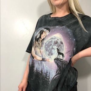 The Mountain | Native American Woman Graphic Tee